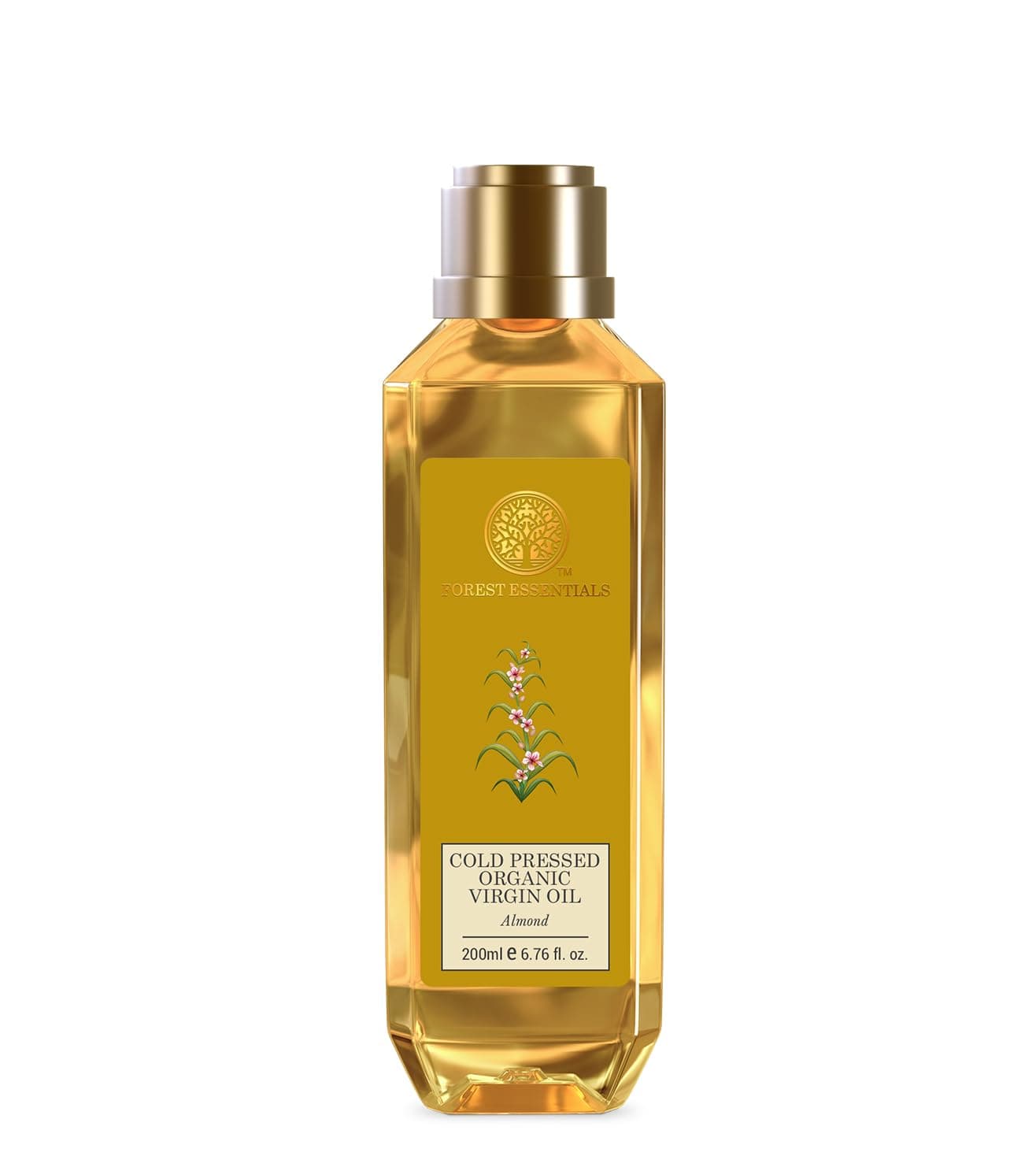 Organic Cold Pressed Almond Virgin Oil, 200ml