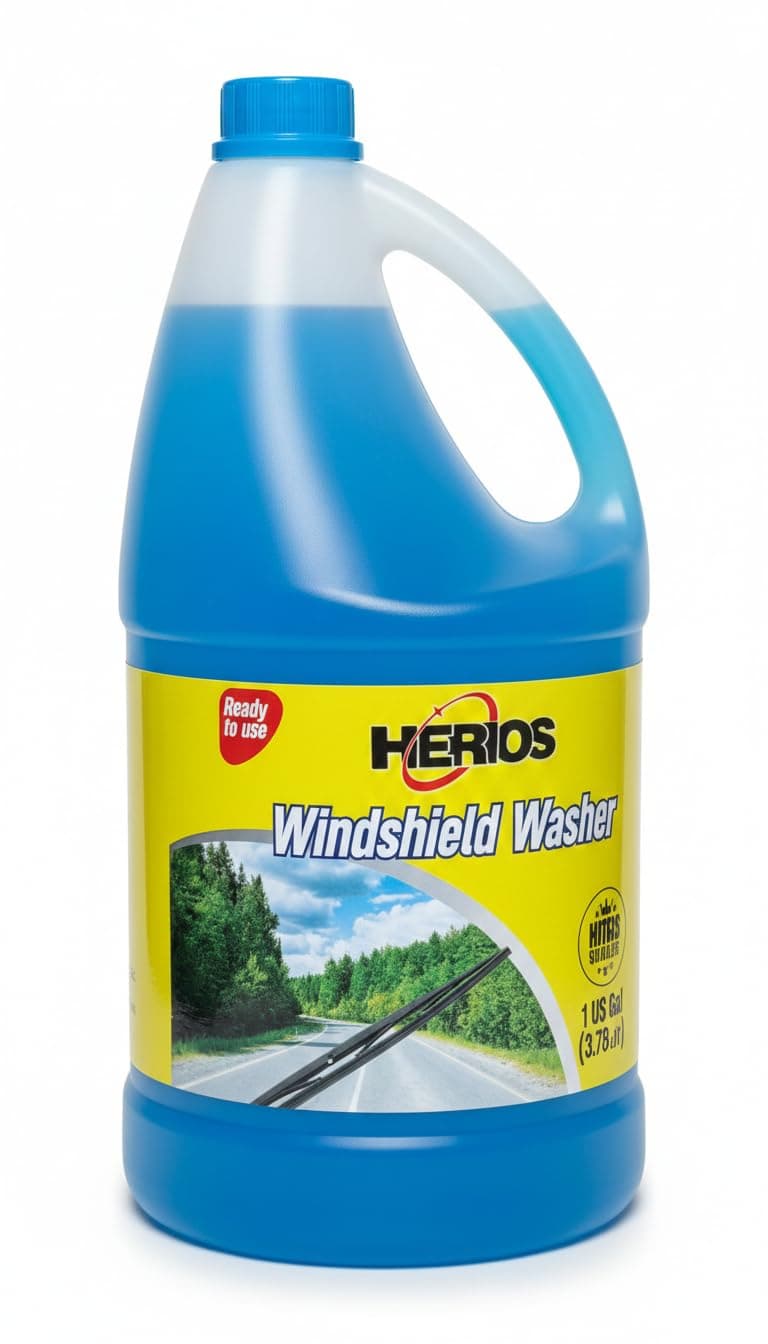 Ready To Use windshield washer fluid, car window cleaner, car glass cleaner, car washer, car windshield cleaner, 3.78 Litres for Windscreen Washing, Pre-diluted