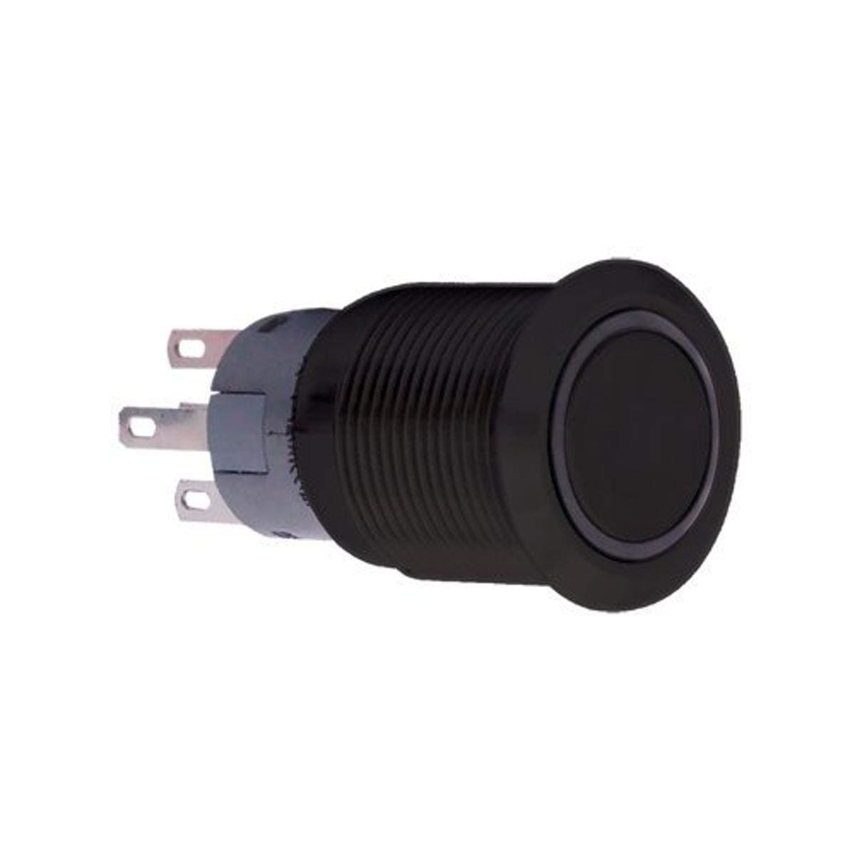 11120 Black LED Activator Switch with Blue Light (On/Off Version)