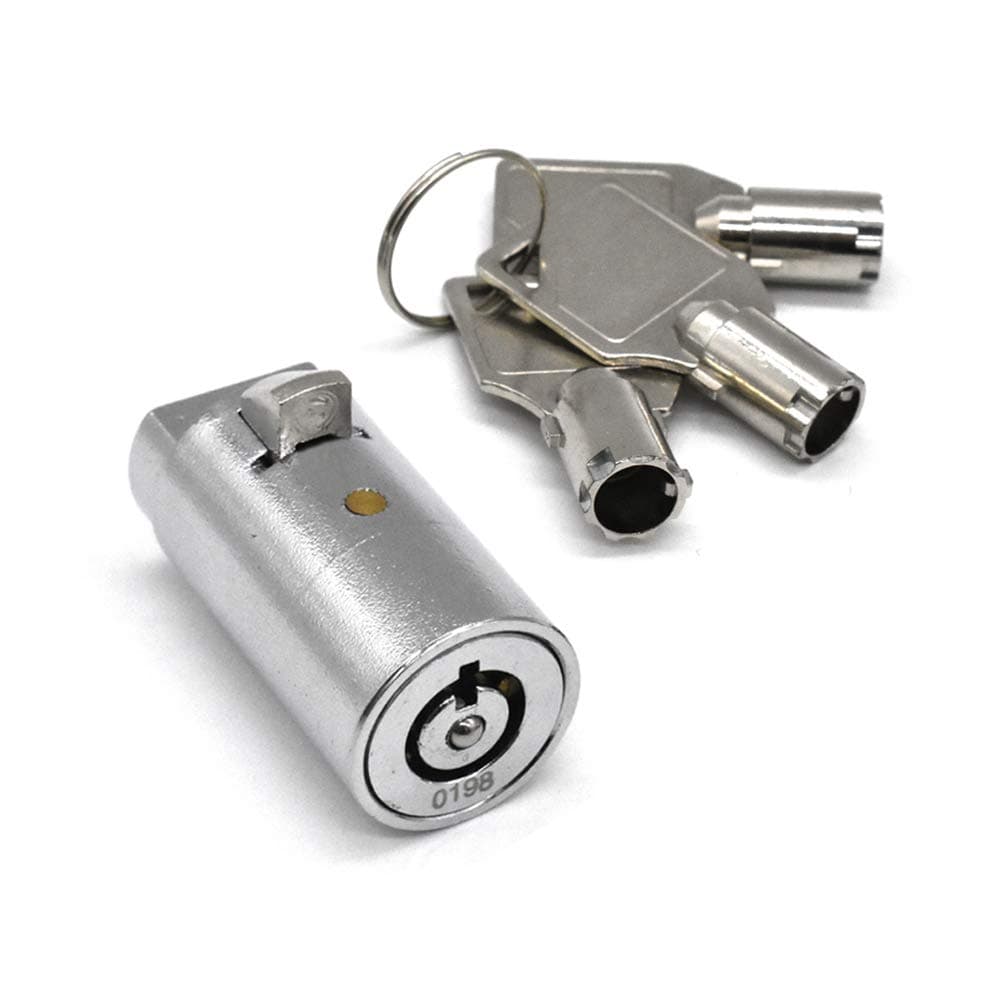 Vending Machine Lock Keyed Alike for Coke, Snack, and Soda Machines - 3Pcs Keys Included