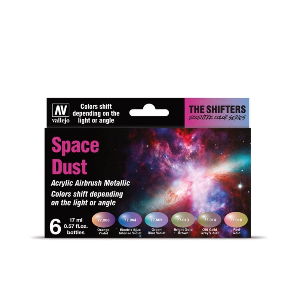 Vallejo AV Eccentric Colors - The Shifters - Space Dust (6),17 ml (Pack of 6)