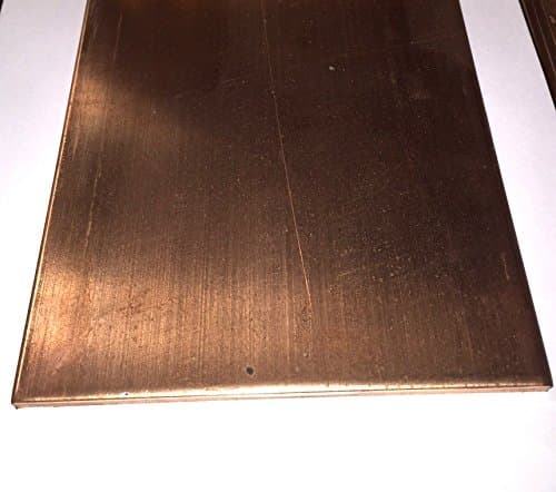 C110 Flat Copper Bar / Buss Bar - 1/4" x 6" x 12"