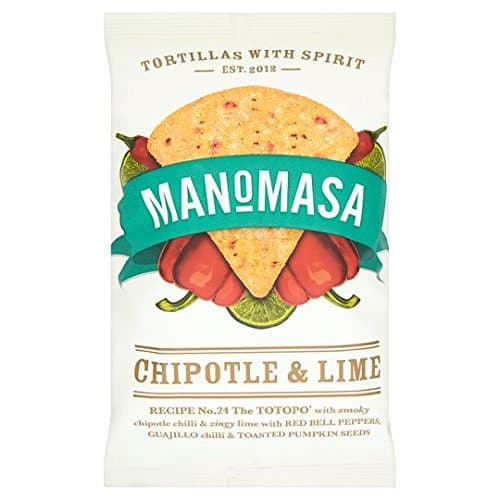 Manomasa Chipotle & Lime Tortilla Chips 10x160g