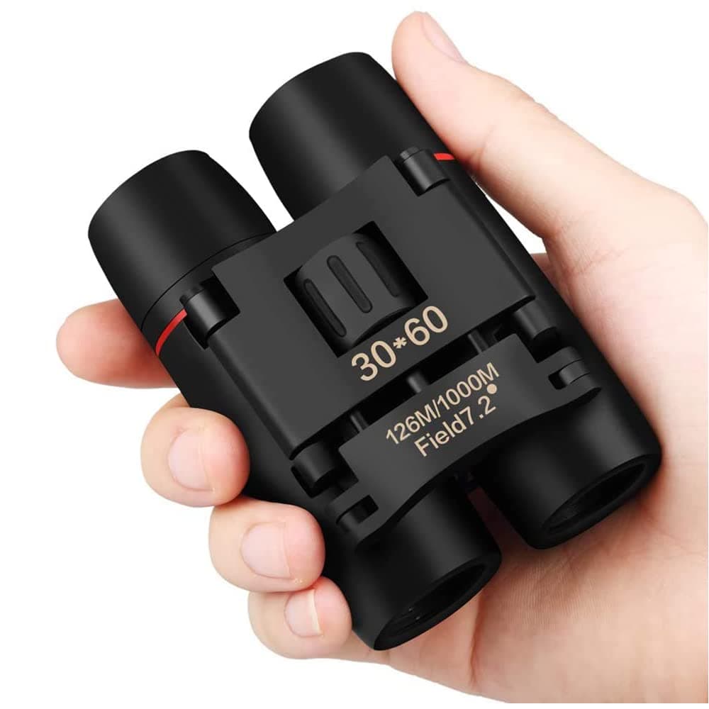 30x60 Binoculars for Adults Compact, Mini Binoculars for Adults Kids Bird Watching Hiking Wildlife Hunting Portable Pocket Size Fogproof Waterproof Binoculars Telescope for Travelling