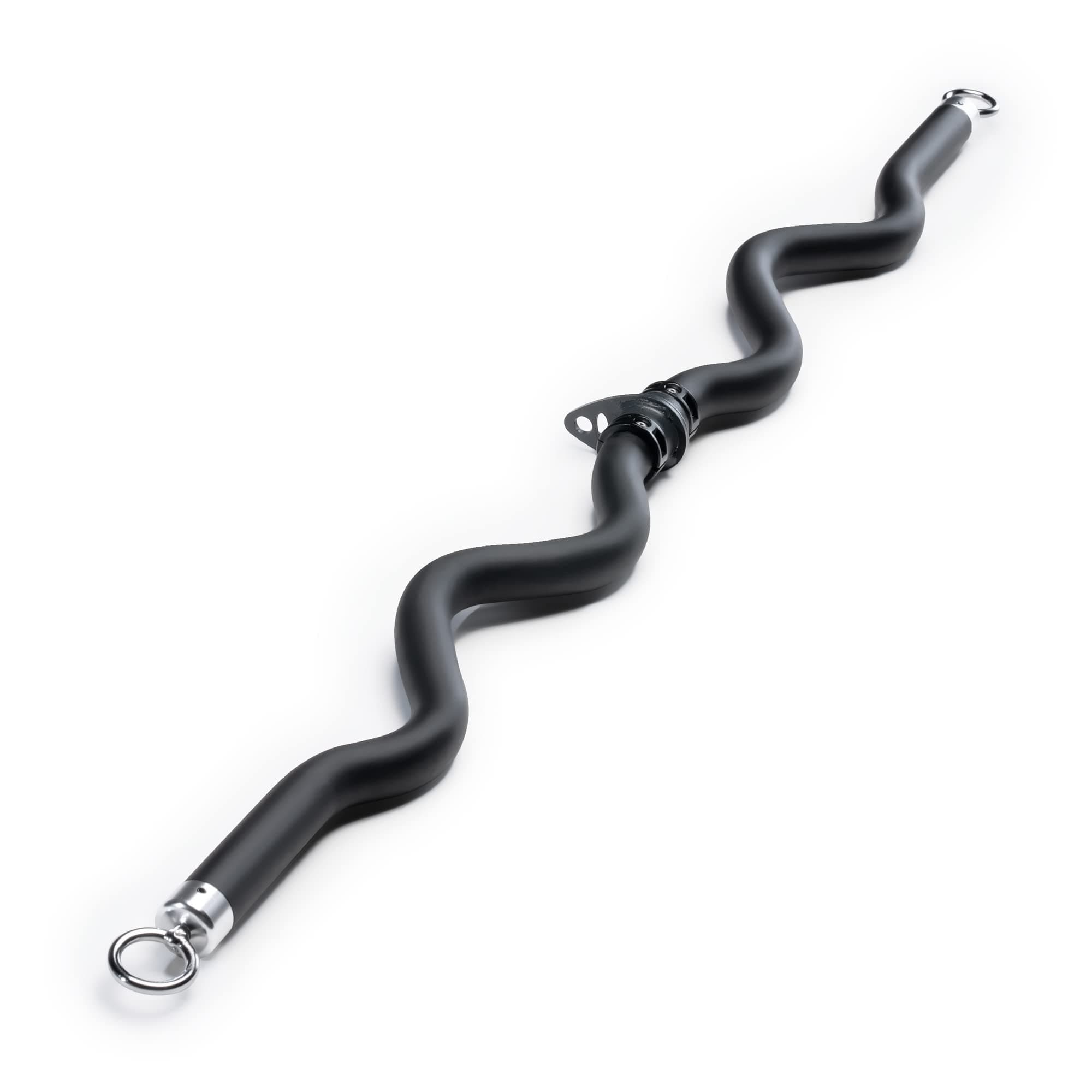 Deluxe Exercise Curl Bar for Lats, Curls and More for Home Gym Workouts BBEB-7355