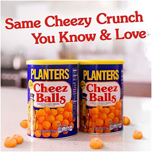 Planters Cheez Balls Cheese Flavored Snacks, Original, 2.75 OZ (Pack - 2)