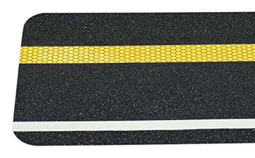 DMD Direct 14.125.005 m2 Anti-Slip Tape Multifunctional Glow in Dark Stripe, Black/Yellow