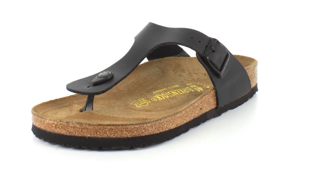 Women's Gizeh Birko-Flor Thong Sandal,Black,35 EU/4 M US