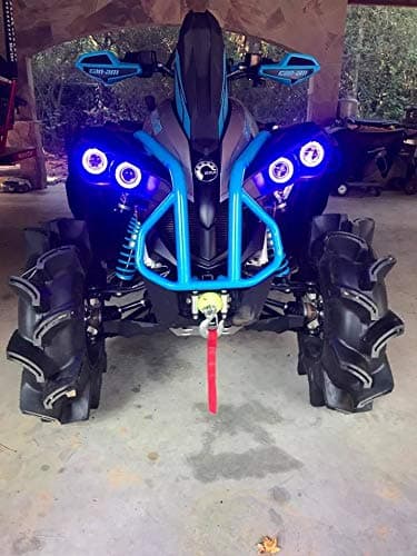 Can Am Renegade Halos Rings Lights Set 4 - Blue