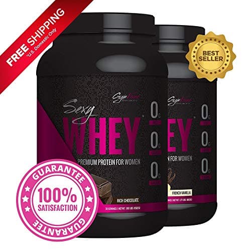 Gym Vixen Whey Protein Isolate (1 Chocolate & 1 Vanilla) 30 Serv Each - Formulated for Women - Great Tasting! Low Calorie, Fat Free, Zero Carb, High in Folic Acid, Vitamin D & Calcium