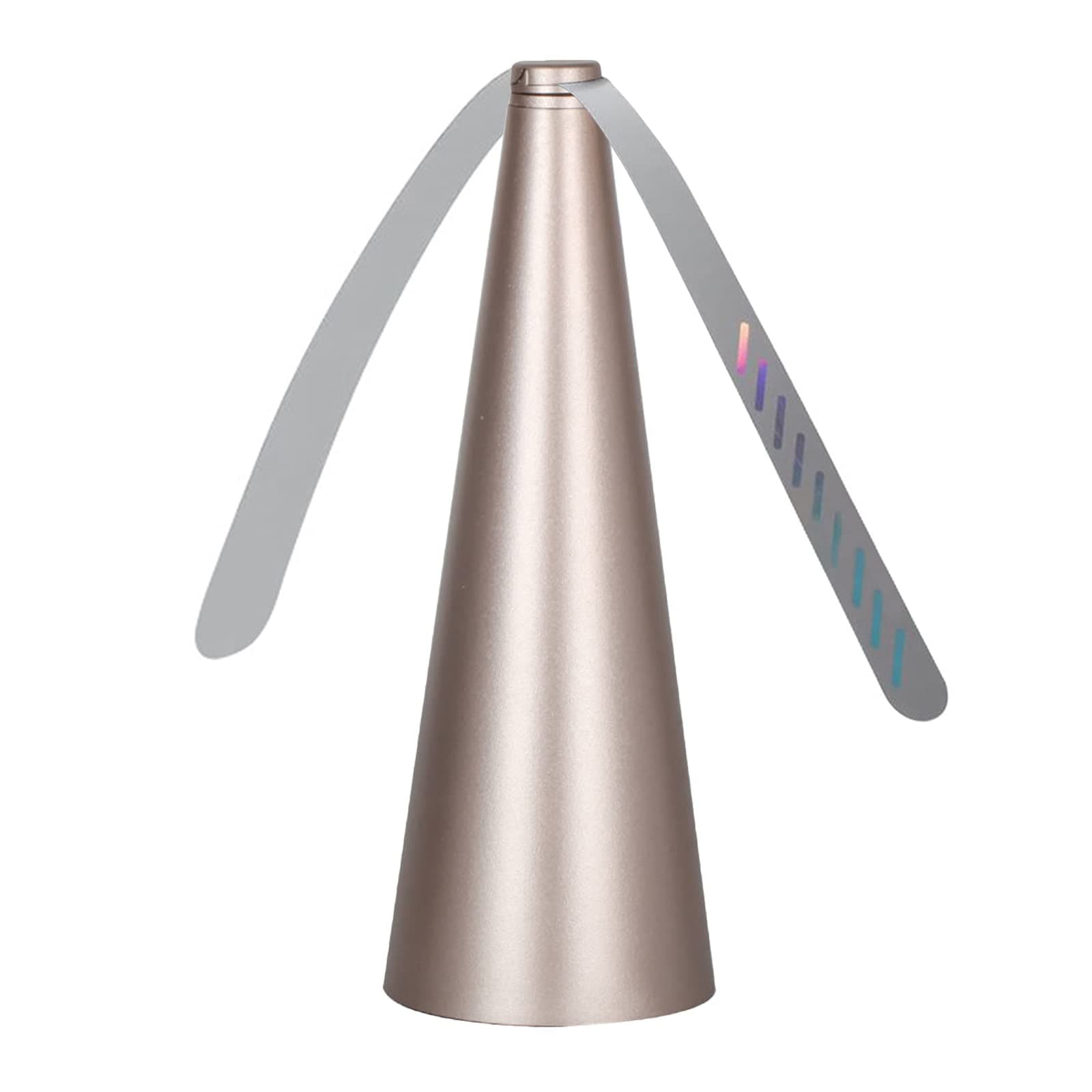 Kytpyi Fly Repellent Fan, Fan for Table, Deterrent Away Bug Mosquito Pest Outdoor Indoor, Restaurants, Picnic, Party, to Keep Flies Bu gs from Your Food (Gold), 9x9x25 cm (AM02670611KY)