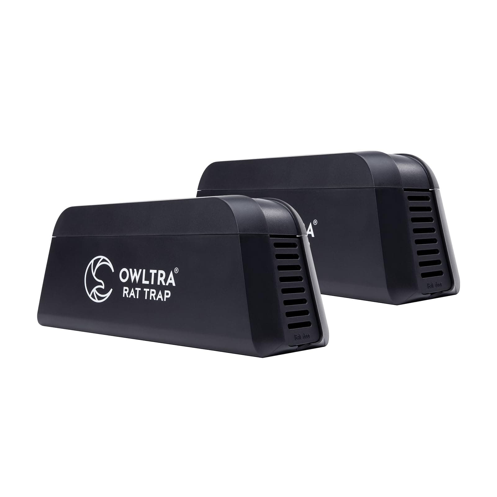 OWLTRA OW-1 Indoor Electric Rat Trap 2PCS, Instant Kill Rodent Zapper with Pet Safe Trigger, Black