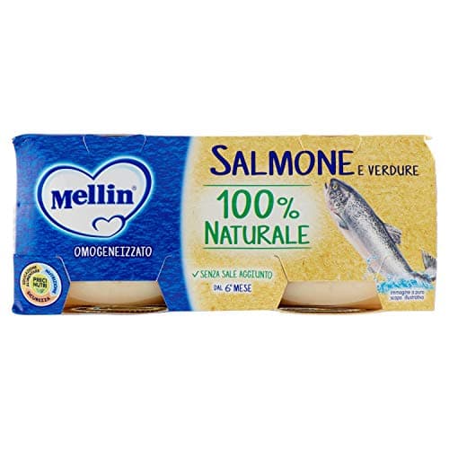 MELLIN SpAMellin Homogenized Fish Salmon 2x80g