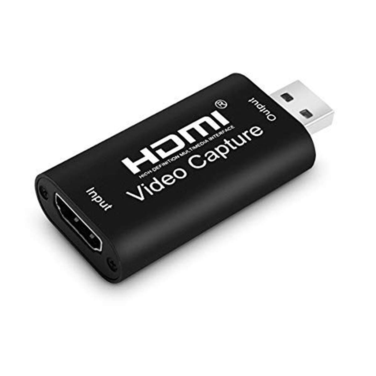 Ench Hdmi Capture Card Usb 2.0 Audio Video Converter,1080P High-Definition Acquisition, Widely Used In Diy Such As Game Live,Web Live,Teaching Live