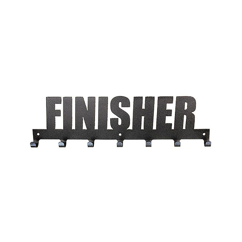 17 inch Finisher 7 Hook Charcoal Medal Holder