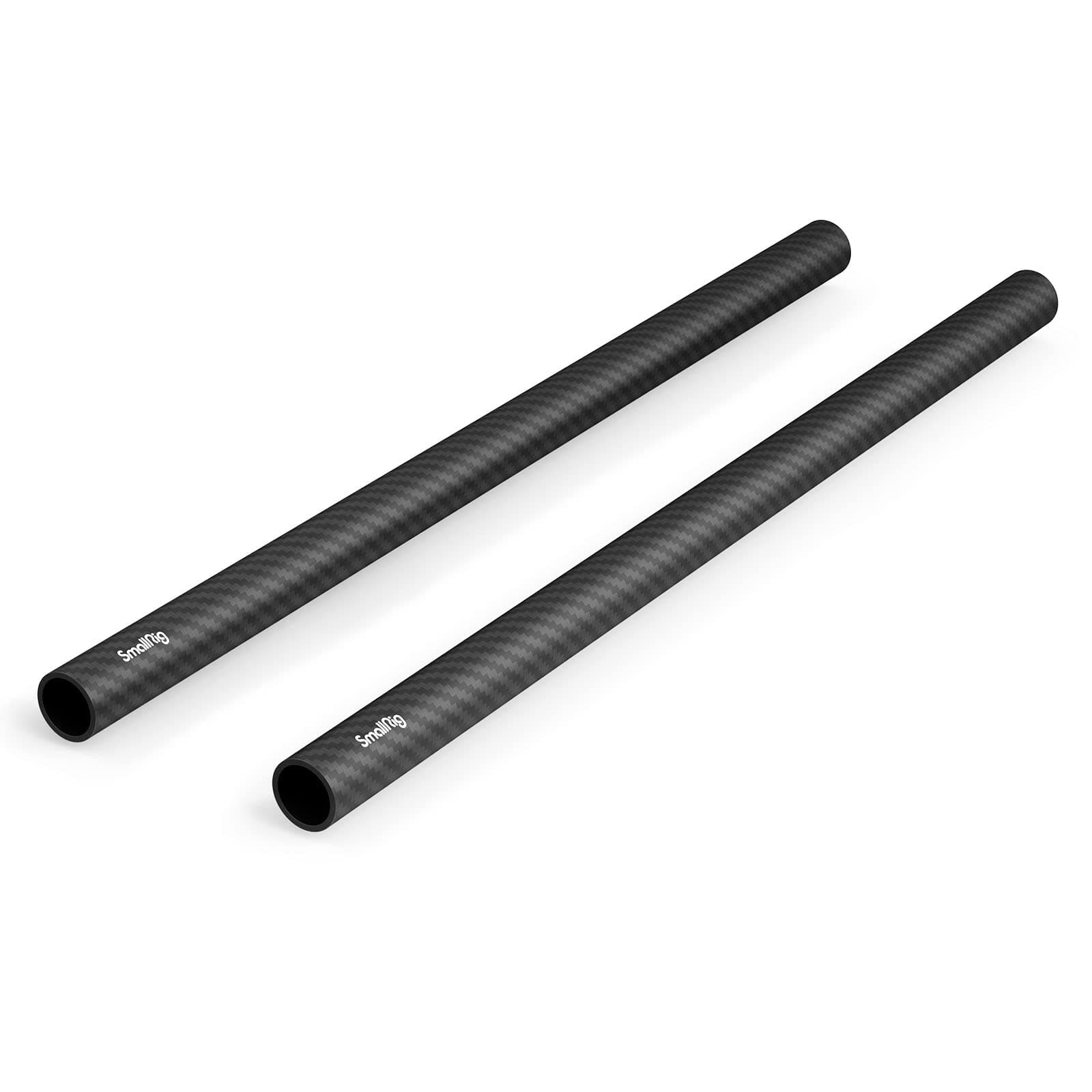 15mm Carbon Fiber Rod for 15mm Rod Support System (Non-Thread), 12 inches Long, Pack of 2-851