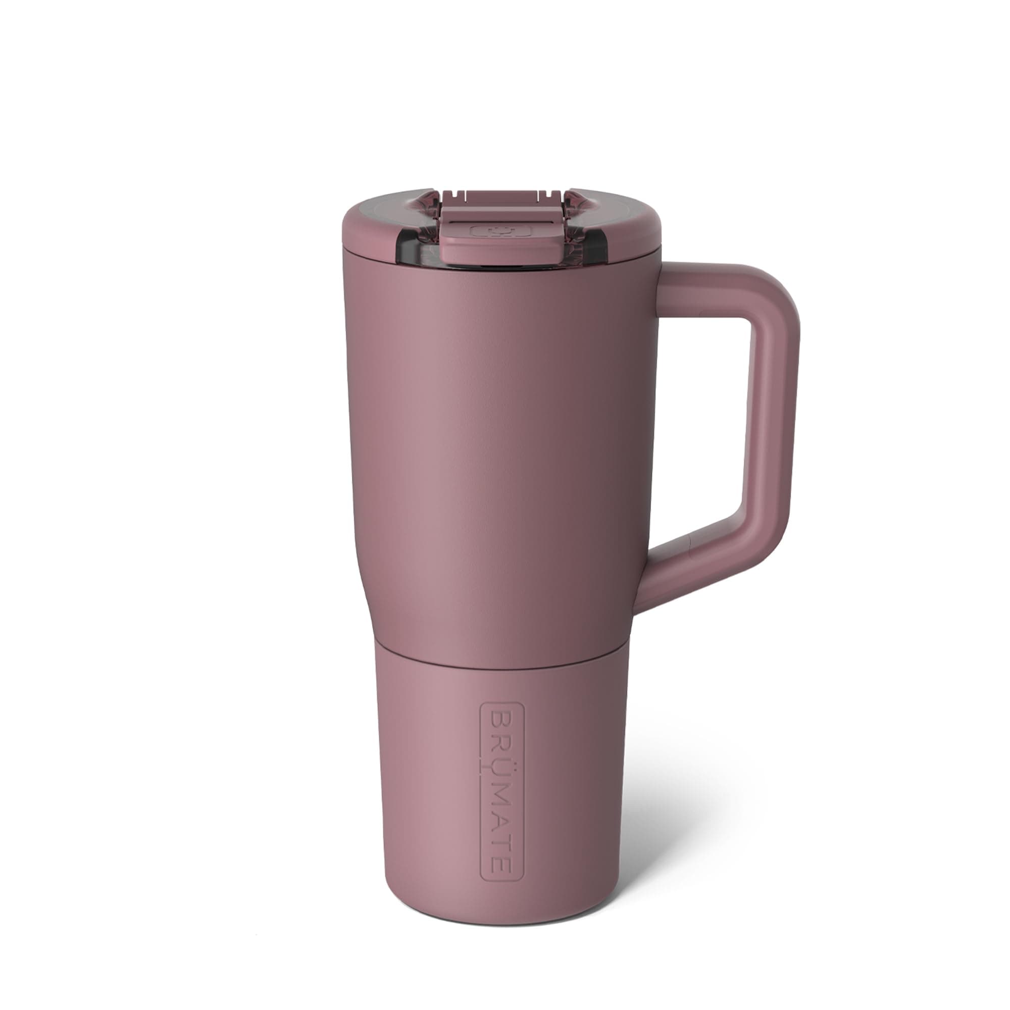 Müv - 25oz 100% Leak Proof Insulated Coffee Mug with Handle & Lid - Stainless Steel Coffee Travel Mug - Double Walled Coffee Cup (Rose Taupe)