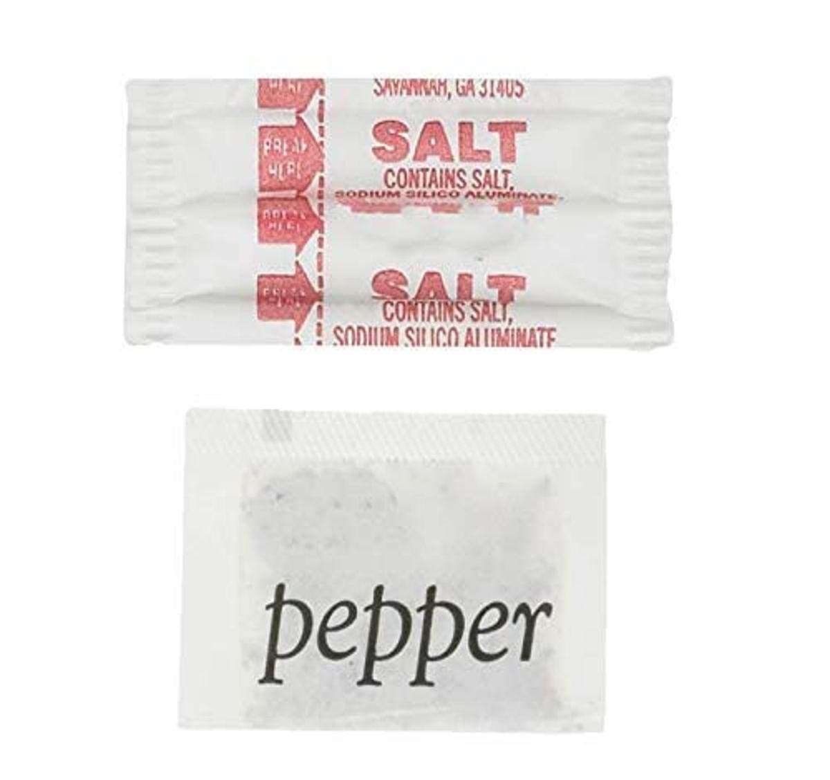Perfect Stix - PS-Salt & Pepper Packets-2000 Salt and Pepper Packets Combo -1000 of Each (2000 Total Packets)