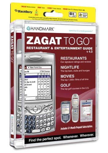Handmark ZAGAT To Go 2006 Win/Mac/Palm OS