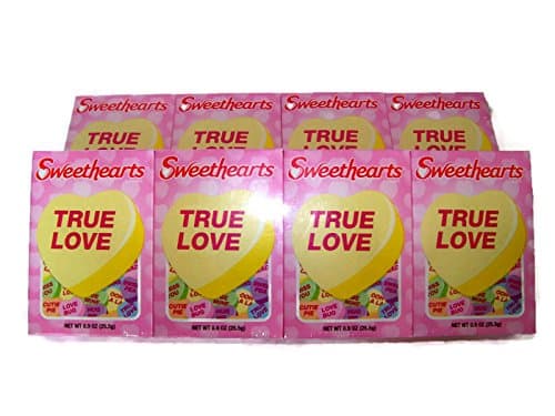 Sweet hearts Conversation Candy Valentine 8 (.9 oz Boxes) (Images Vary)