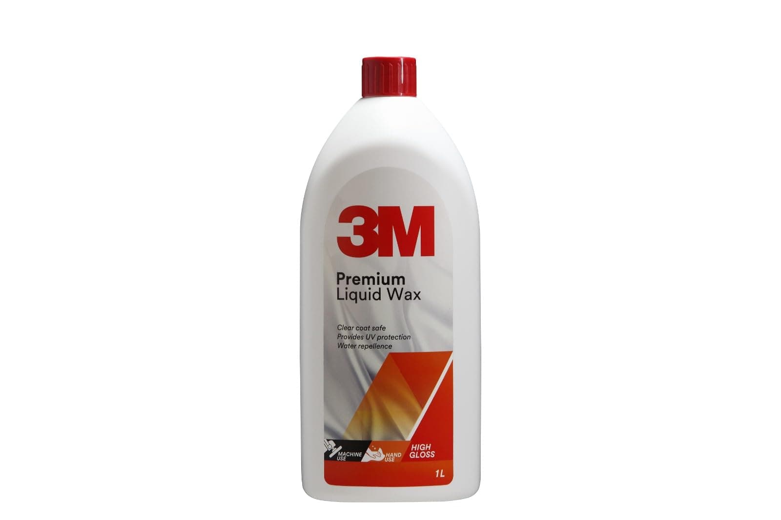 3M Liquid Wax (1 L Off-White) | Restores Gloss on Car Paint | Water Repellent | UV Protection