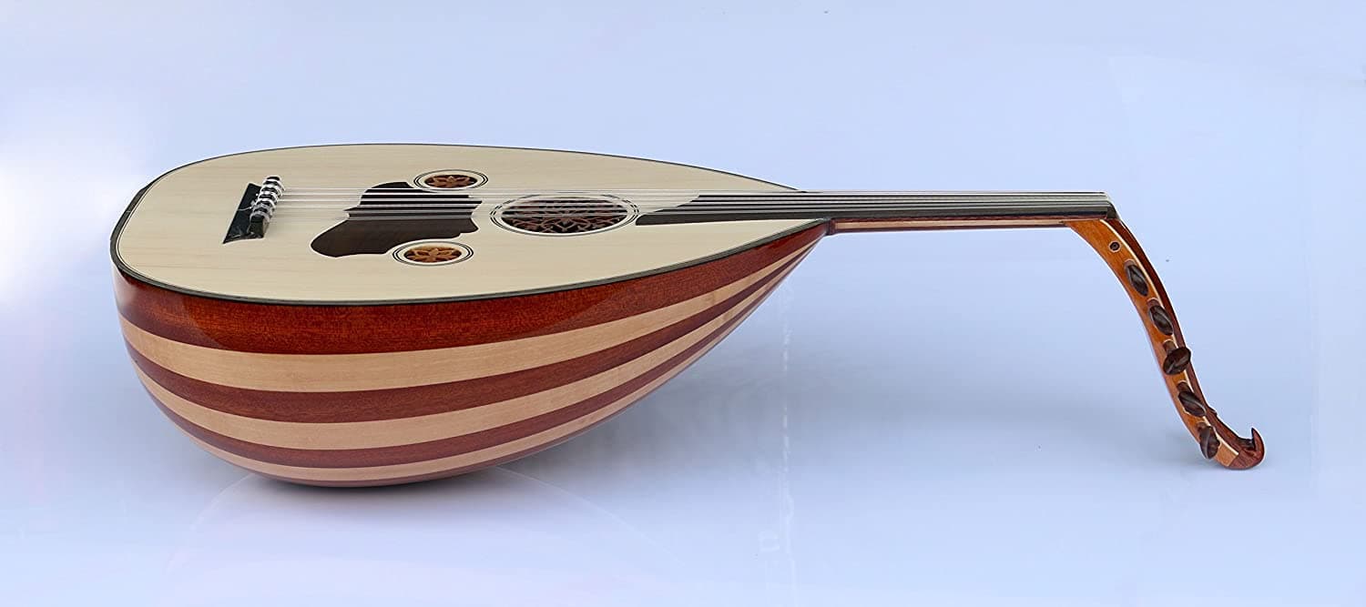 Turkish Quality Mahogany and Maple String Instrument Oud Ud AO-103