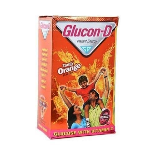 Glucon D Orange, 200G Refill - India (Package may vary from the image)
