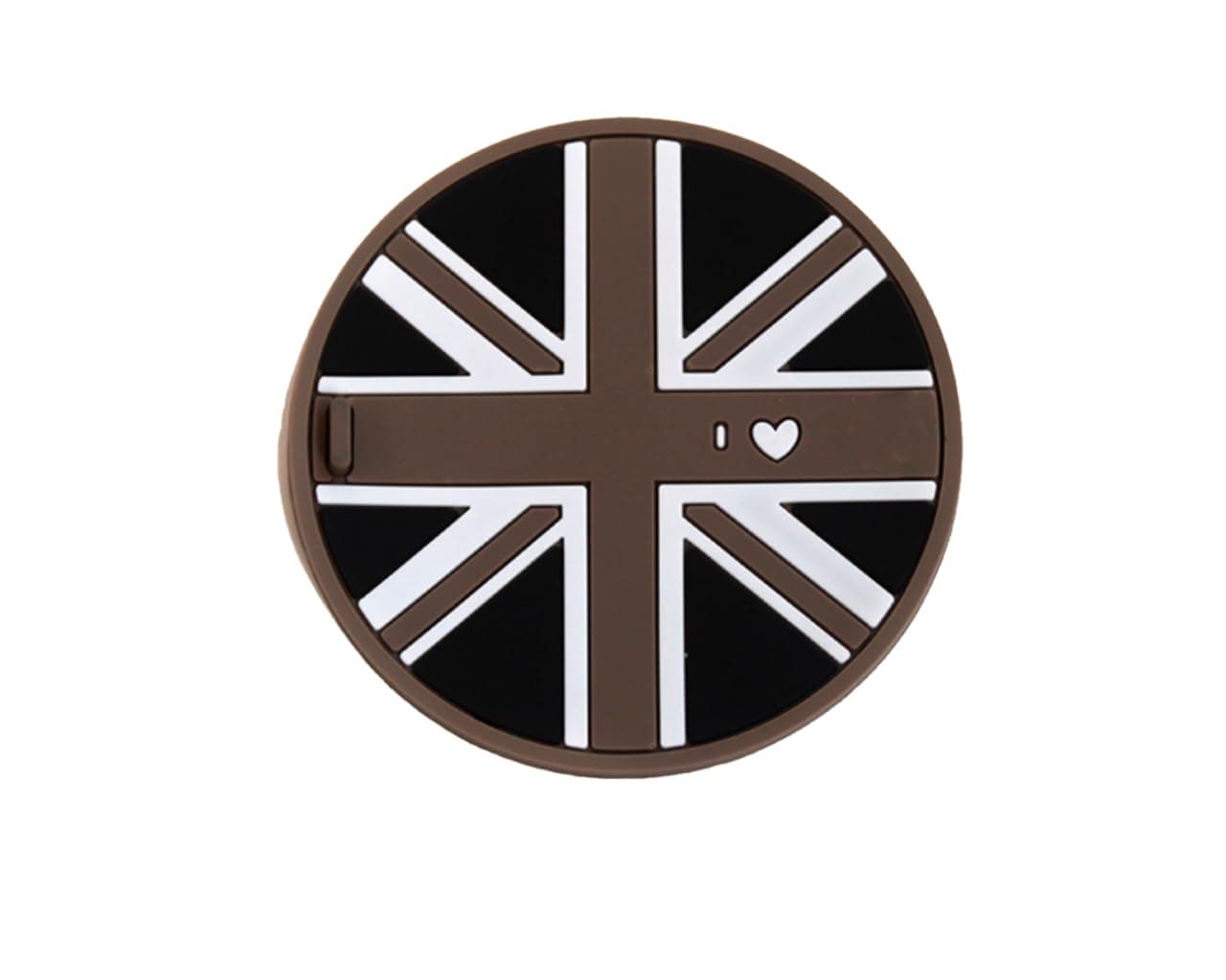 1 Peace of Soft Silicone Cup Holder Mat Coaster for Mini Cooper R50 R52 R53 R61 R60 R55 R56 R57 R58 R59 F54 F55 F56 F57 F60 Clubman Countryman,1 pcs, 2.56 in,Grey Jack