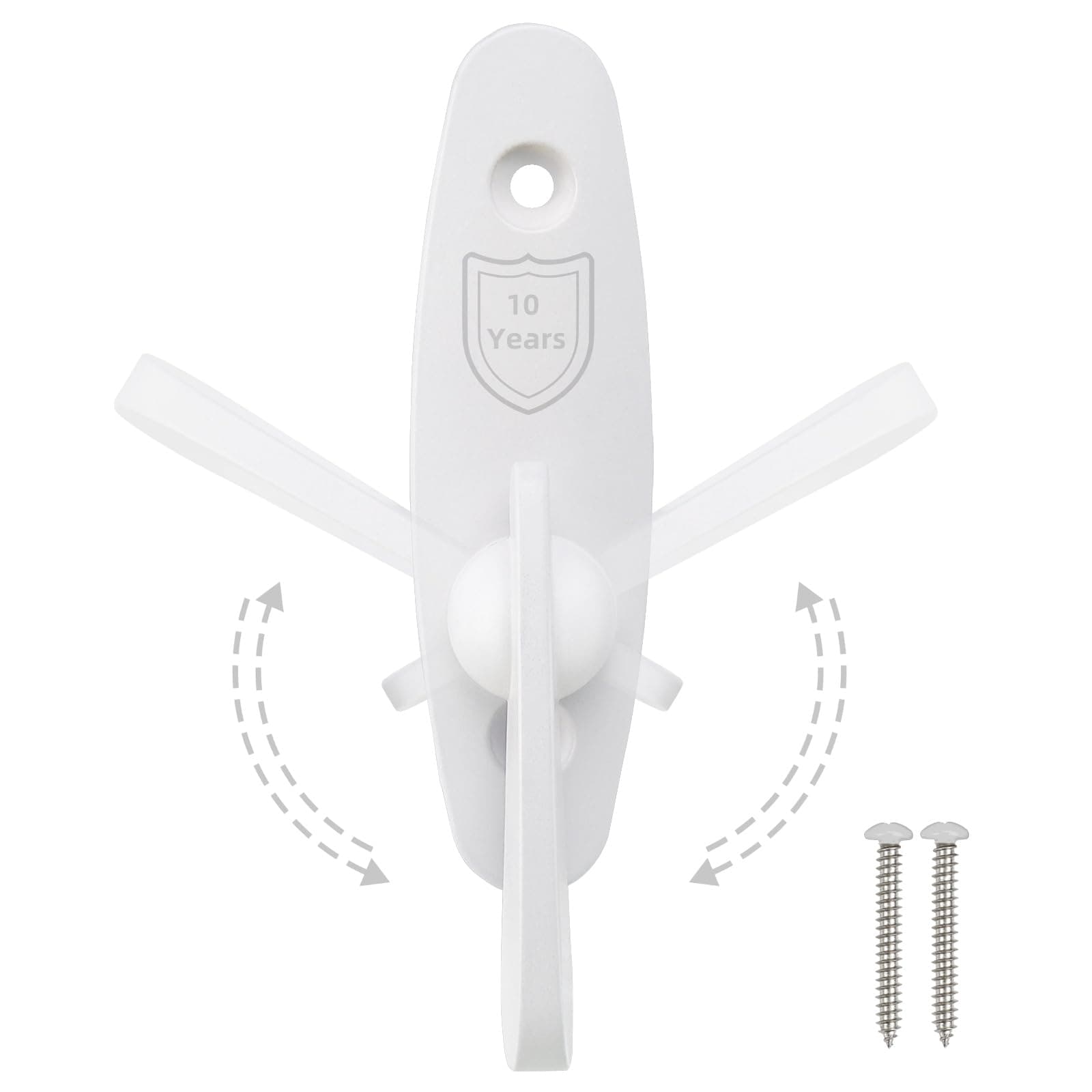 Thumb Latch for Andersen Sliding Door Lock Replacement, 10-Years Long-Lasting Sliding Door Lock Latch, Patio Door Lock Parts White