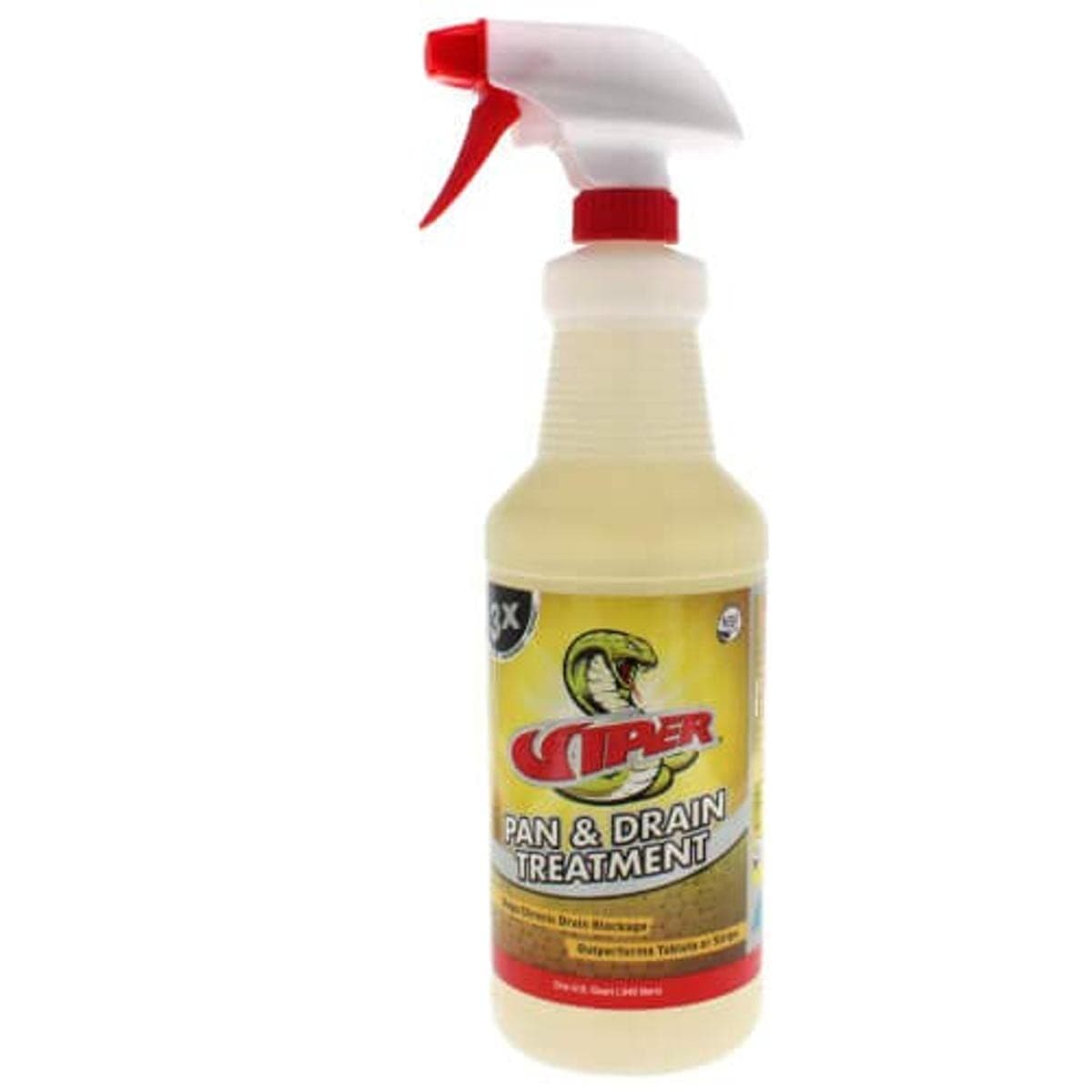 Viper Pan & Drain Treatment 1 Qt, Yellow