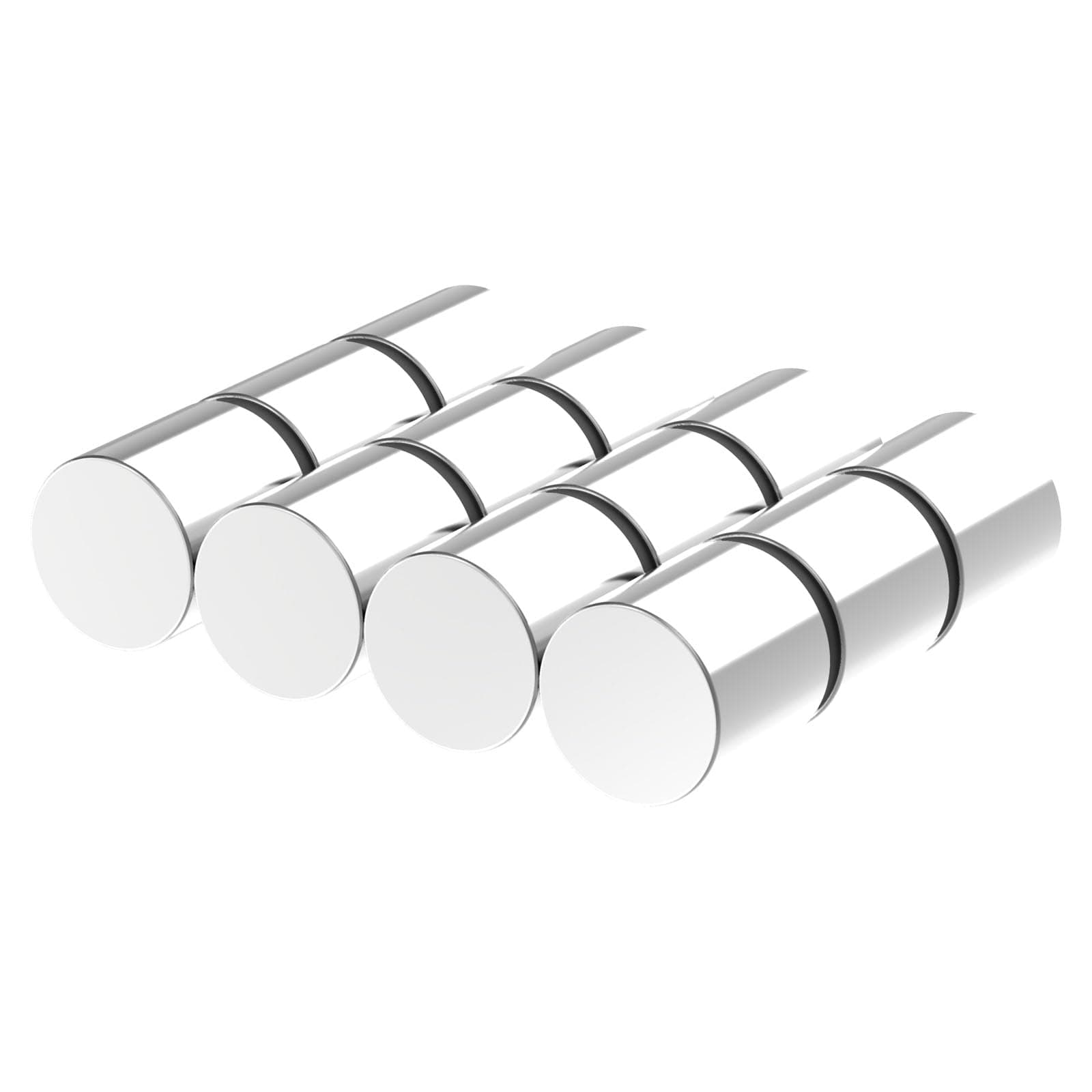 N52-1/2 inch x 1/2 inch - 12 Pack, Powerful Round Cylinder Rare Earth Magnets, Strong Neodymium Magnets, Magnetic Holder Lifter Tool Universal Fastener 0.5" Circular Cylindrical Magnet