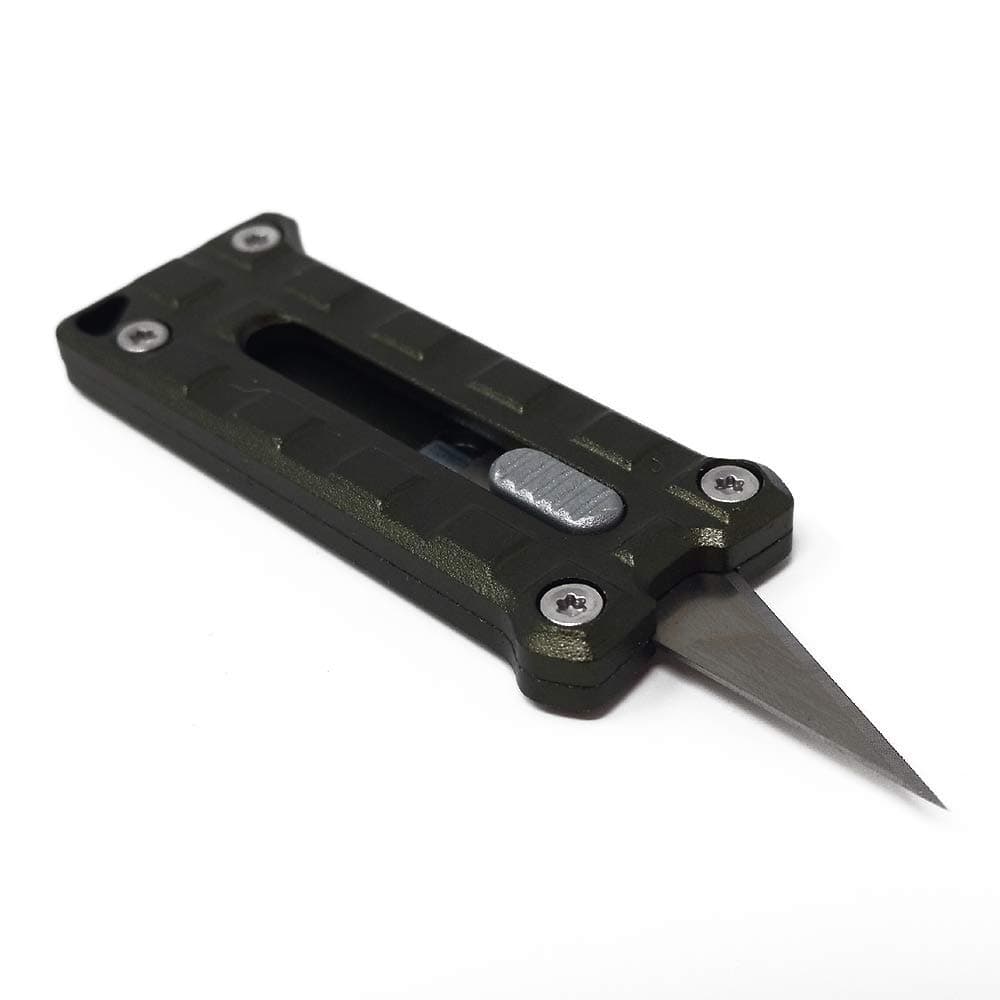 Daily Utility Tool (D.U.T.) Blade - Great For Cutting Tasks, Box Cutting - Small Pocked Box Cutter EDC Survival Knife