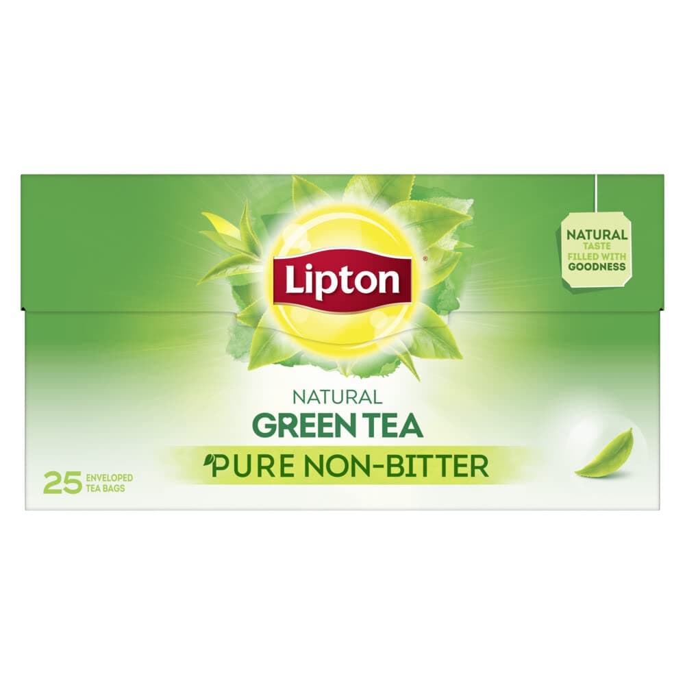 Lipton Green Tea Pure Non Bitter 25 Teabags