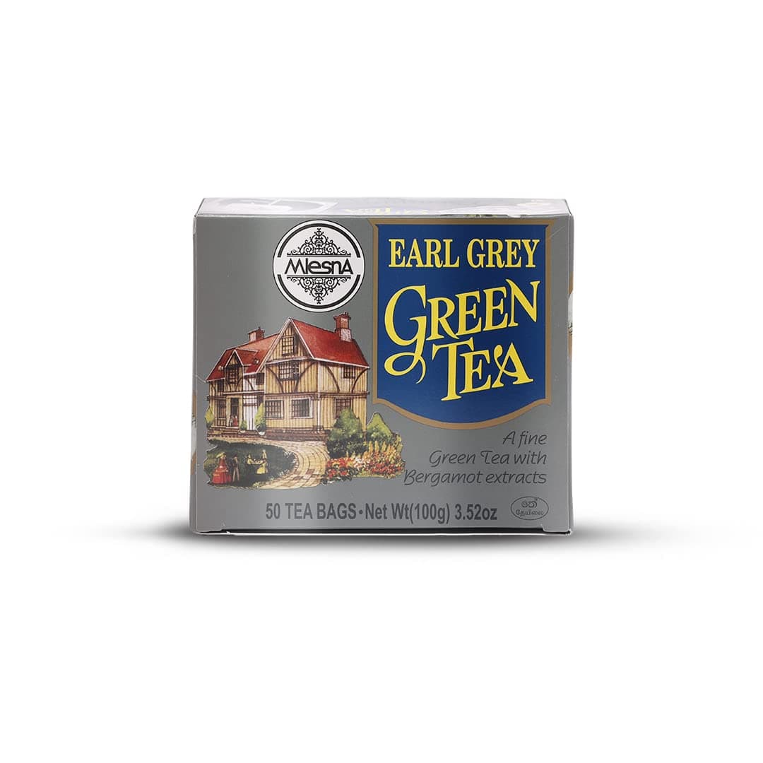 Earl Grey Green Tea | Prepared With Traditional Method | Natural Flavour Extract | Rich in Anti - Oxidant | Pure Green Tea - 100gm