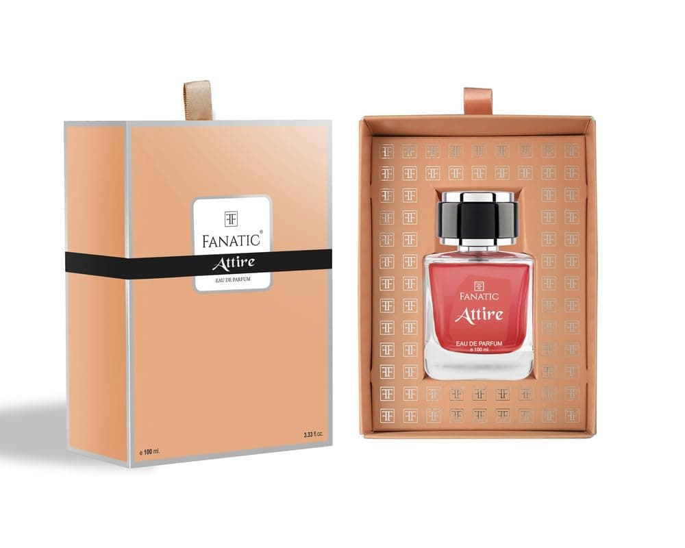 FANATIC Attire Peach Perfume for Women | 100ml Eau De Parfum | Long Lasting Fruity Floral Luxury Fragrance | Refreshing Everyday Scent