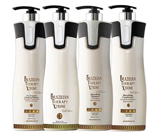 Keratin Cure Brazilian Therapy Xtreme BTX Complex Miracle Protein Keratin Treatment Enhanced Formula for Blonde, Thin, Fragile Hair, Straighten Smooths ,Moisturizer Kit (4oc 960ml/32oz)