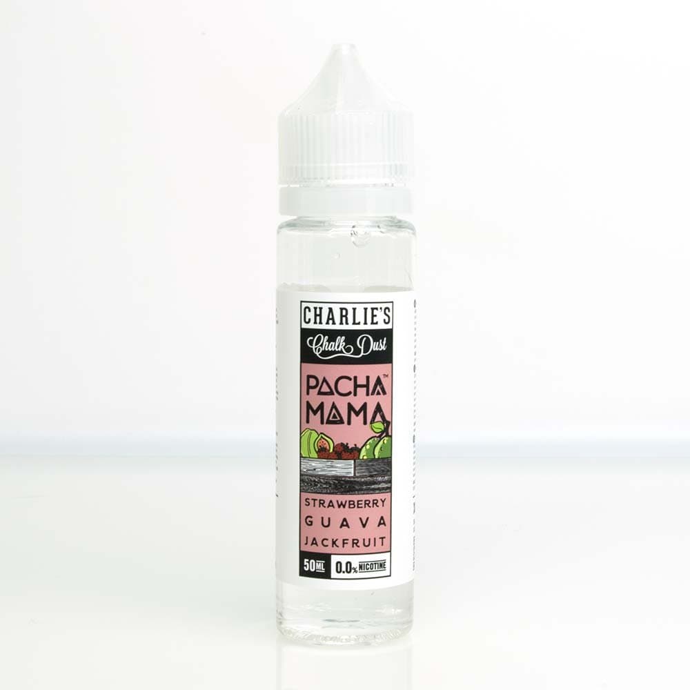 50ml Pacha Mama Charlies Chalk Dust Short Fill ShortFill E Liquid Eliquid - No Nicotine (Strawberry Guava Jackfruit)