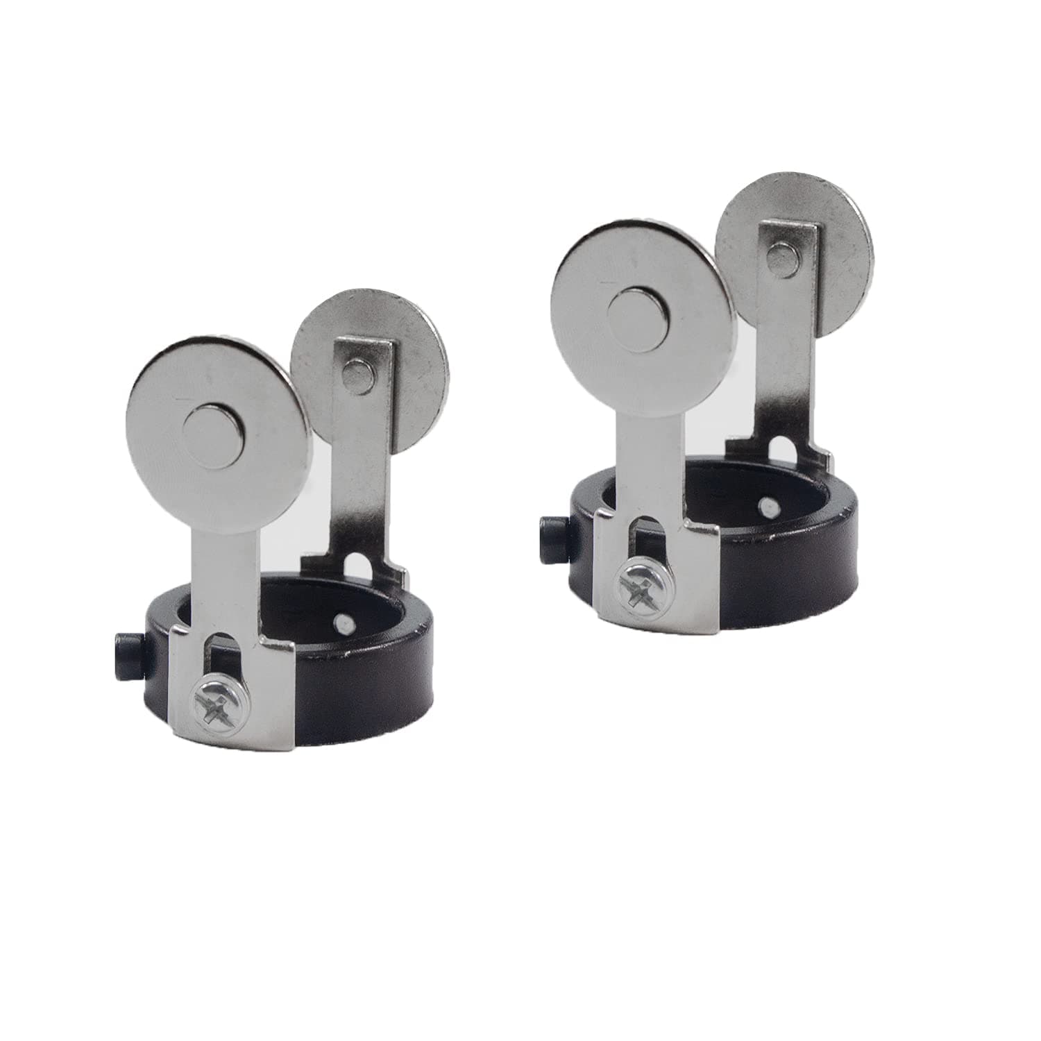 Autoly roller guide wheel, gasket brass plasma cutter guide wheel ball suitable for pilot arc start, with 2 screws, suitable for P80 plasma cutting torch-black (2pcs)