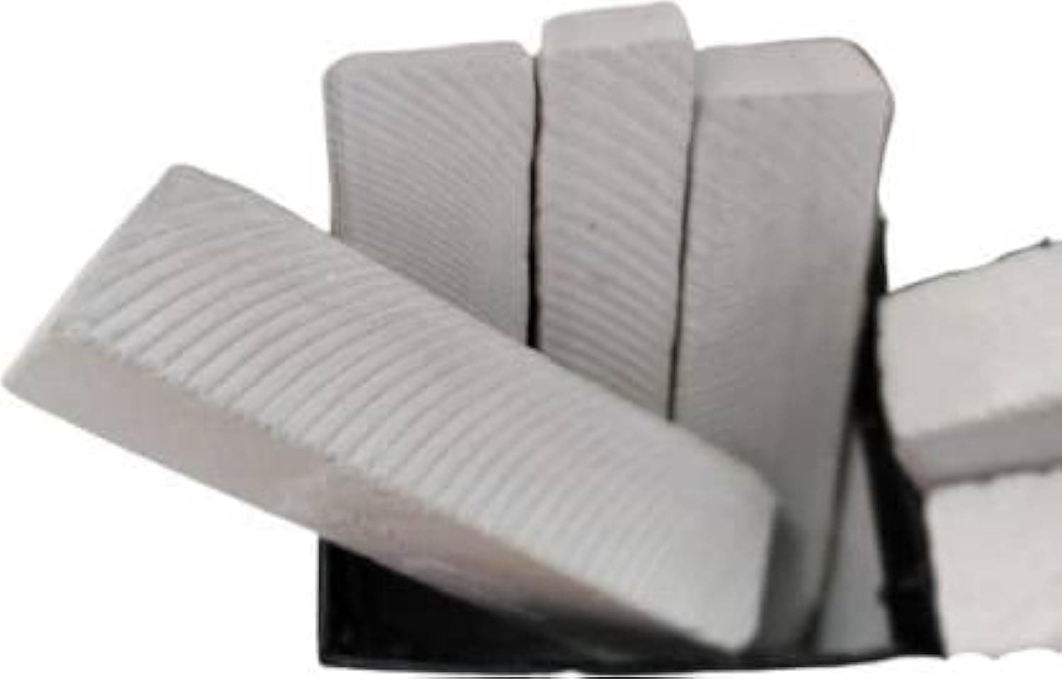 Brighty 10 Pcs White Natural Earthy Slate Bar Billards Solid Chalk (10 Sticks)