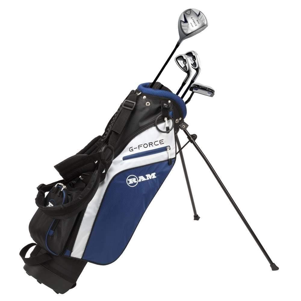 Ram Golf Junior G-Force Boys Right Hand Golf Clubs Set with Bag