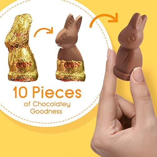 TURIN Chocolates Conejos Chocolatey Easter Bunnies, Great for Easter Gift Baskets, 7 oz. Box (Pack of 3)