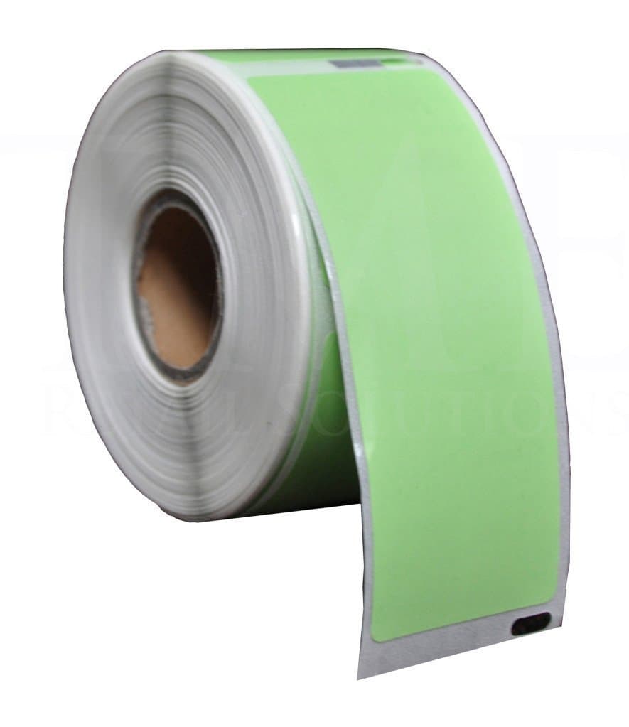 MAILERPRO 1 x 99012 Green Address Label Rolls Compatible for Dymo LabelWriter & Seiko Turbo SLP Label Printers - 36mm x 89mm - 260 Labels per Roll
