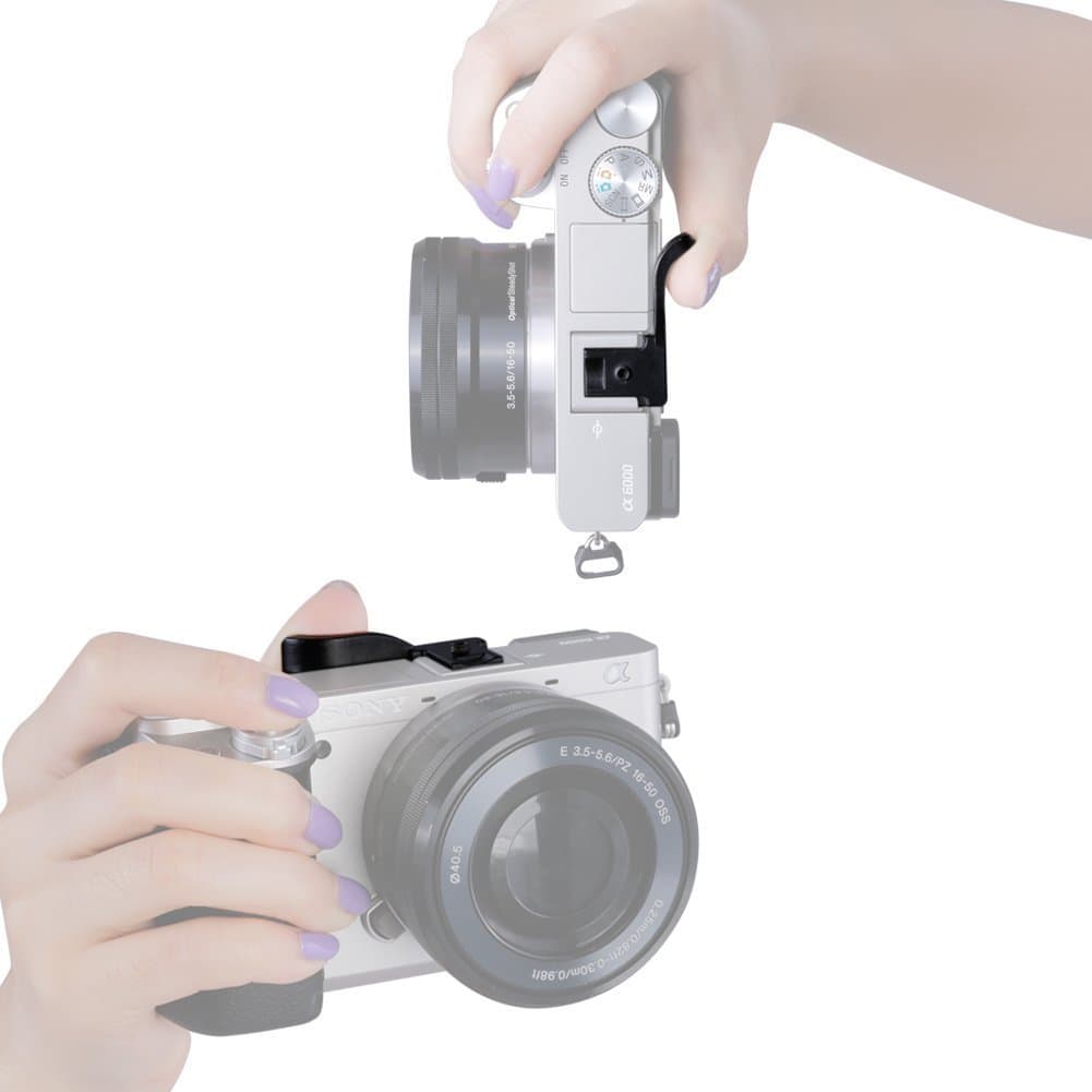 Black Thumb Grip for Panasonic Lumix DMC-GX85 (Lumix DMC-GX80 / Lumix DMC-GX7 Mark II) DMC-GX8