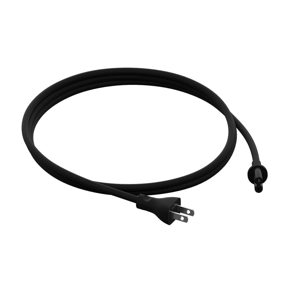 Sonos Long Power Cable for Play:5, Beam and Amp (Black)