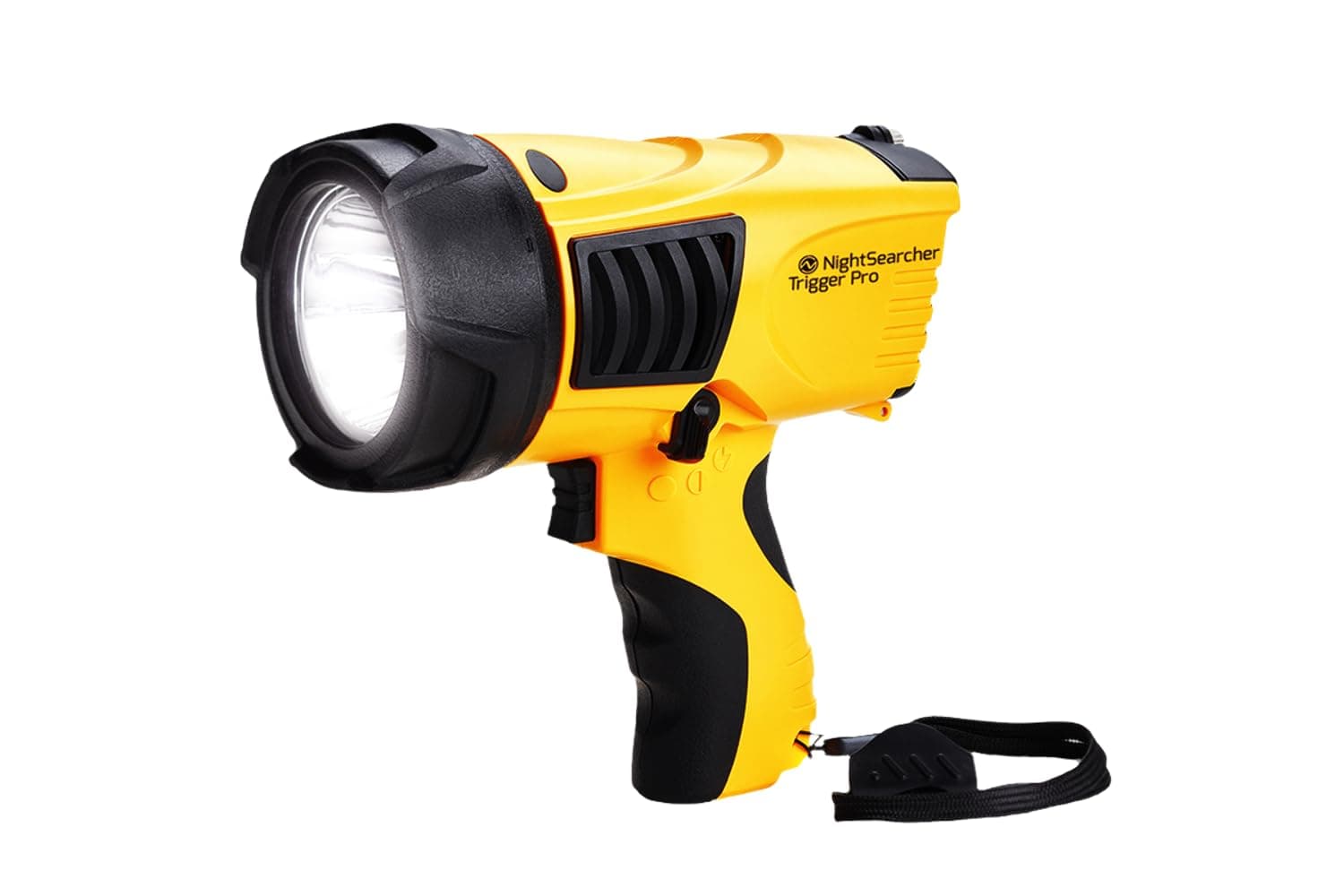 Trigger Pro 1000 Lumen Rechargeable Powerful LED Searchlight, 700 Metre Beam, Pistol Grip, Strobe Mode