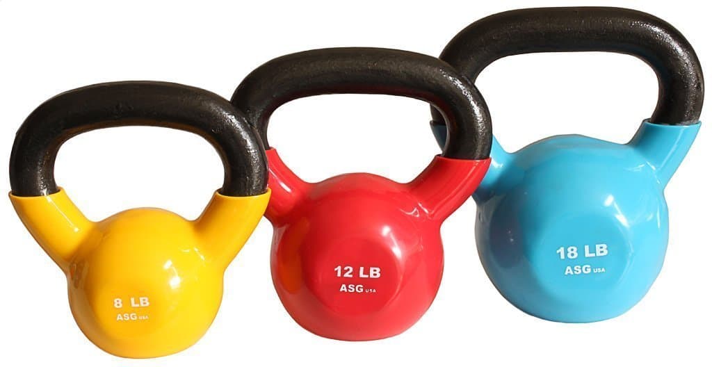 Ader Vinyl Kettlebell 5, 8, 10, 12, 15, 18, 20, 25, 30, 35, 40, 45,50 Lb