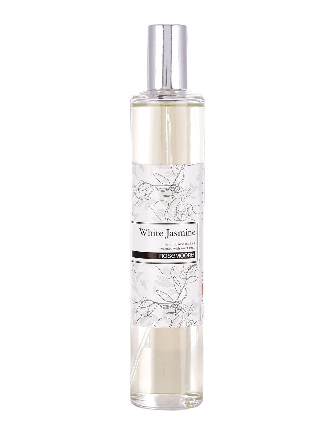 Rosemoore White Jasmine, 100 ml Scented Room Spray | Home Scent White Jasmine | Room Spray | Room Freshener Perfect For Your Rooms, Closets, Bathroom And Cloakrooms