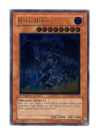 Yu-Gi-Oh! - Dark Horus (PTDN-EN016) - Phantom Darkness - Unlimited Edition - Ultimate Rare