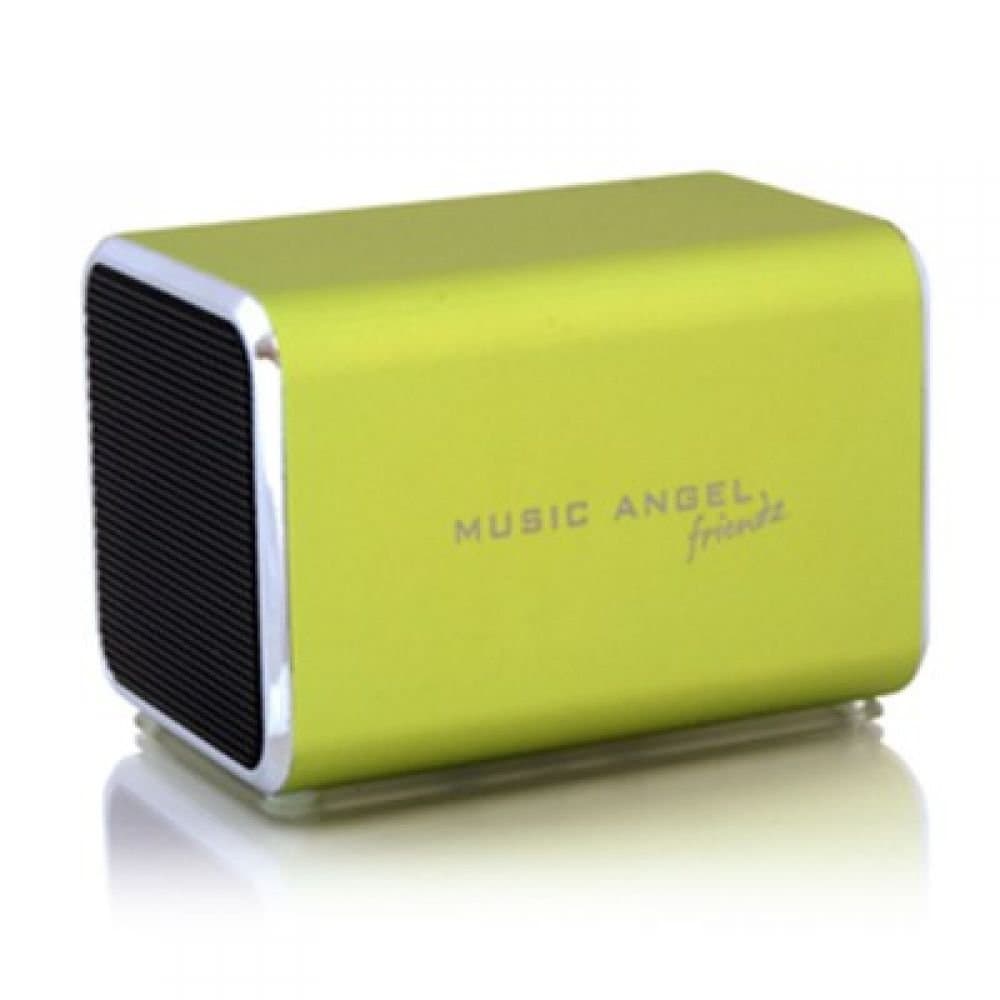 Music Angel Friendz Portable Speaker (Lime)