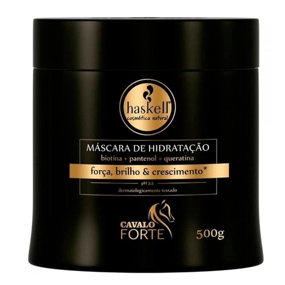 Haskell - Linha Cavalo Forte - Mascara Forca e Brilho 500 Gr - (Strong Horse Collection - Strength and Shine Mask Net 17.63 Oz)
